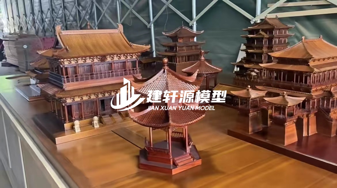 灵台古建模型制作